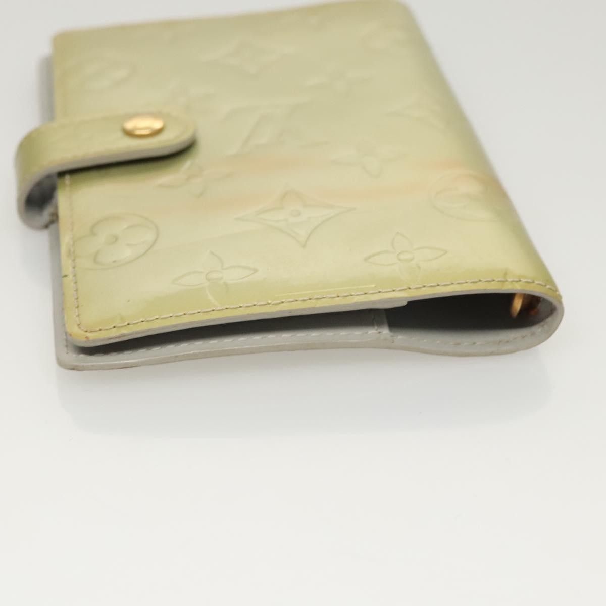 Louis Vuitton Agenda Cover Patent Leather Gray Patent_Leather Wallets Accessory