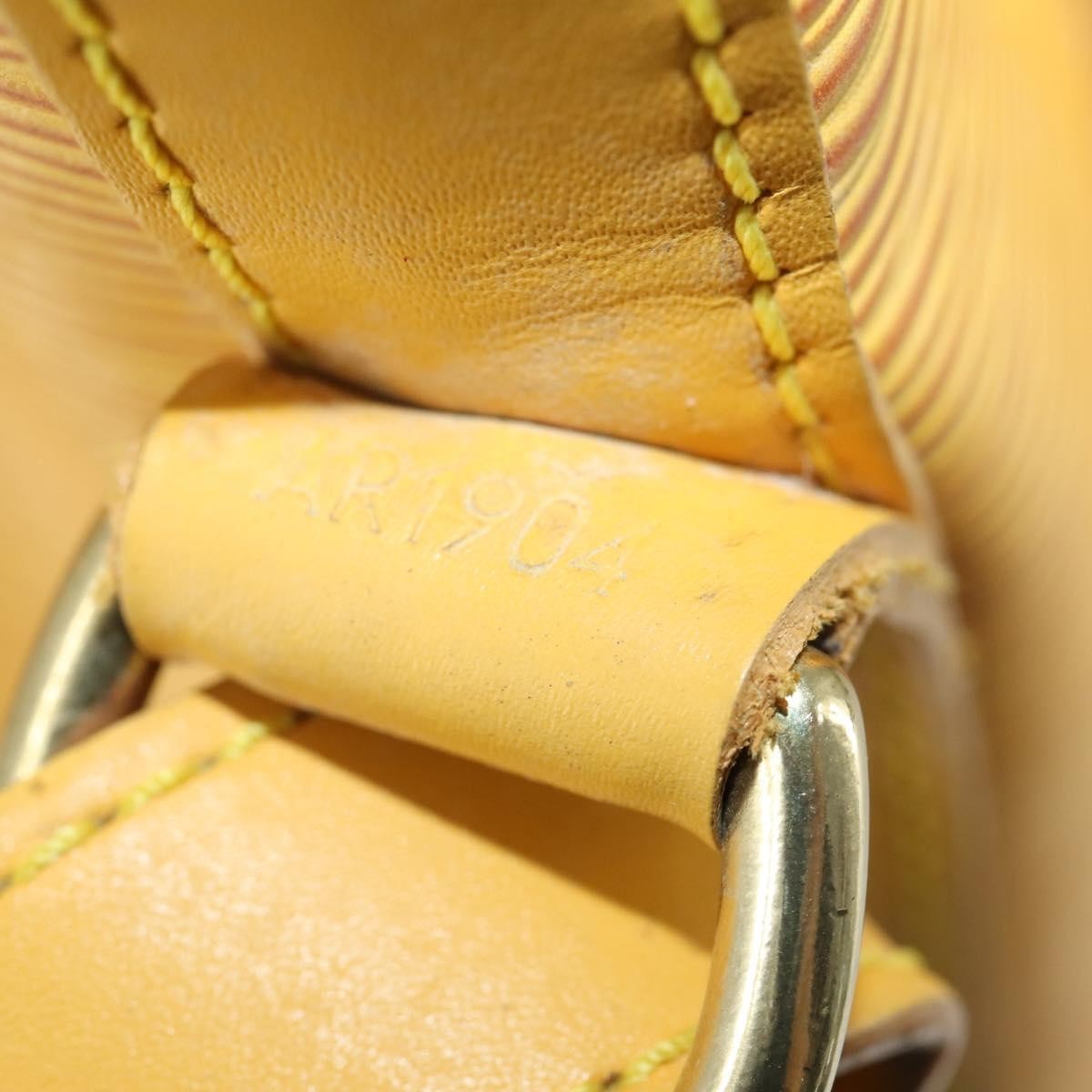 Louis Vuitton Noe Handbag Epi Leather Yellow Leather Shoulder Bag