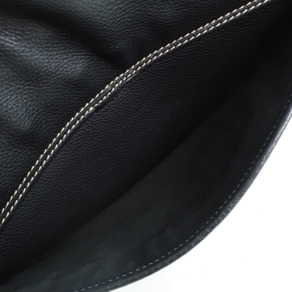 Celine Vintage Shoulder Bag Leather Black Calfskin Shoulder Bag Bag
