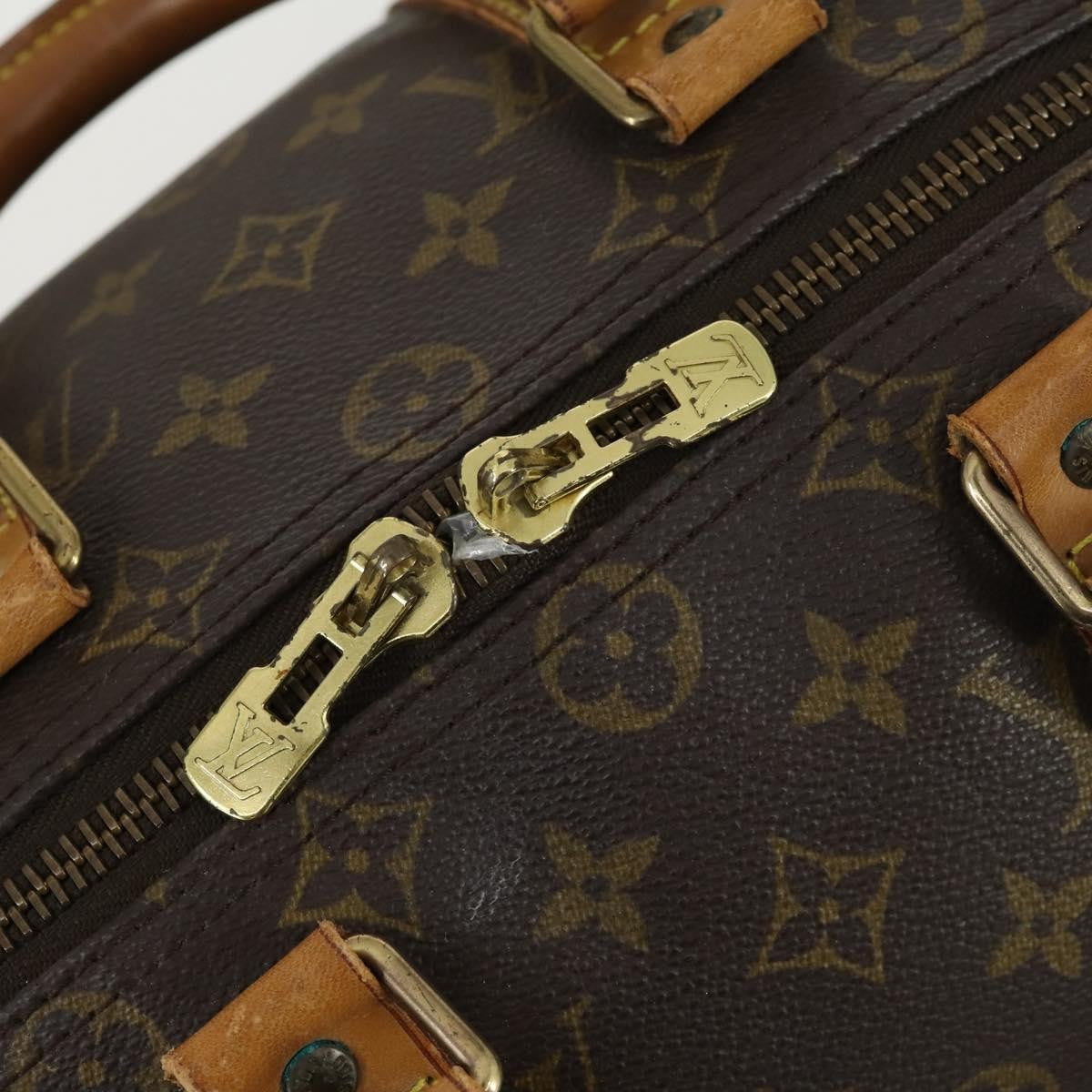 Louis Vuitton Keepall Bag Monogram Canvas Brown Canvas Travel Bag