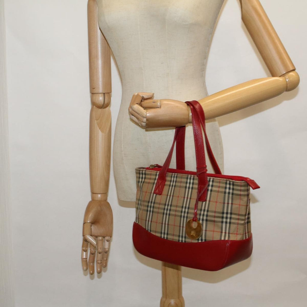 Burberry Nova Check Handbag Nova Check Canvas Beige Canvas Handbag
