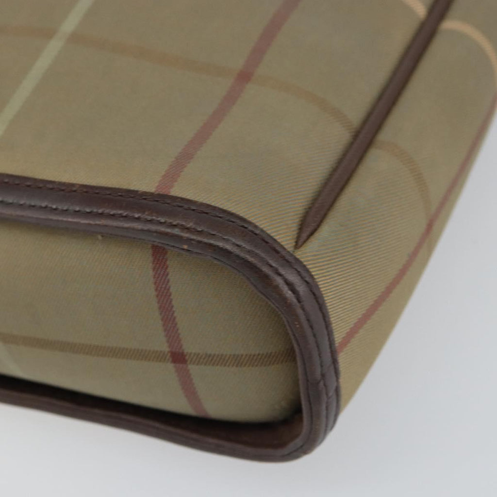 Burberry Nova Check Shoulder Bag Canvas Beige Canvas Shoulder Bag