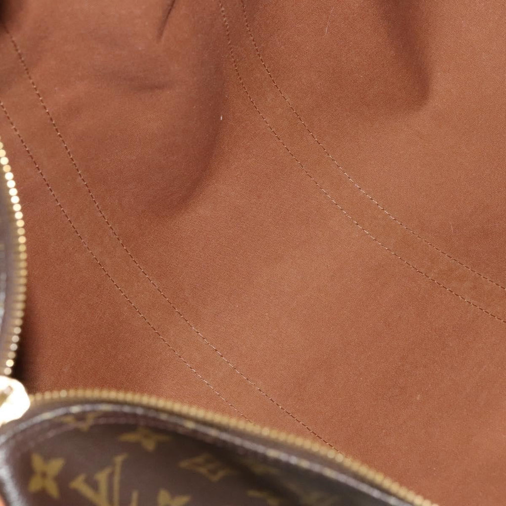Louis Vuitton Keepall Bag Monogram Canvas Brown Canvas Travel Bag