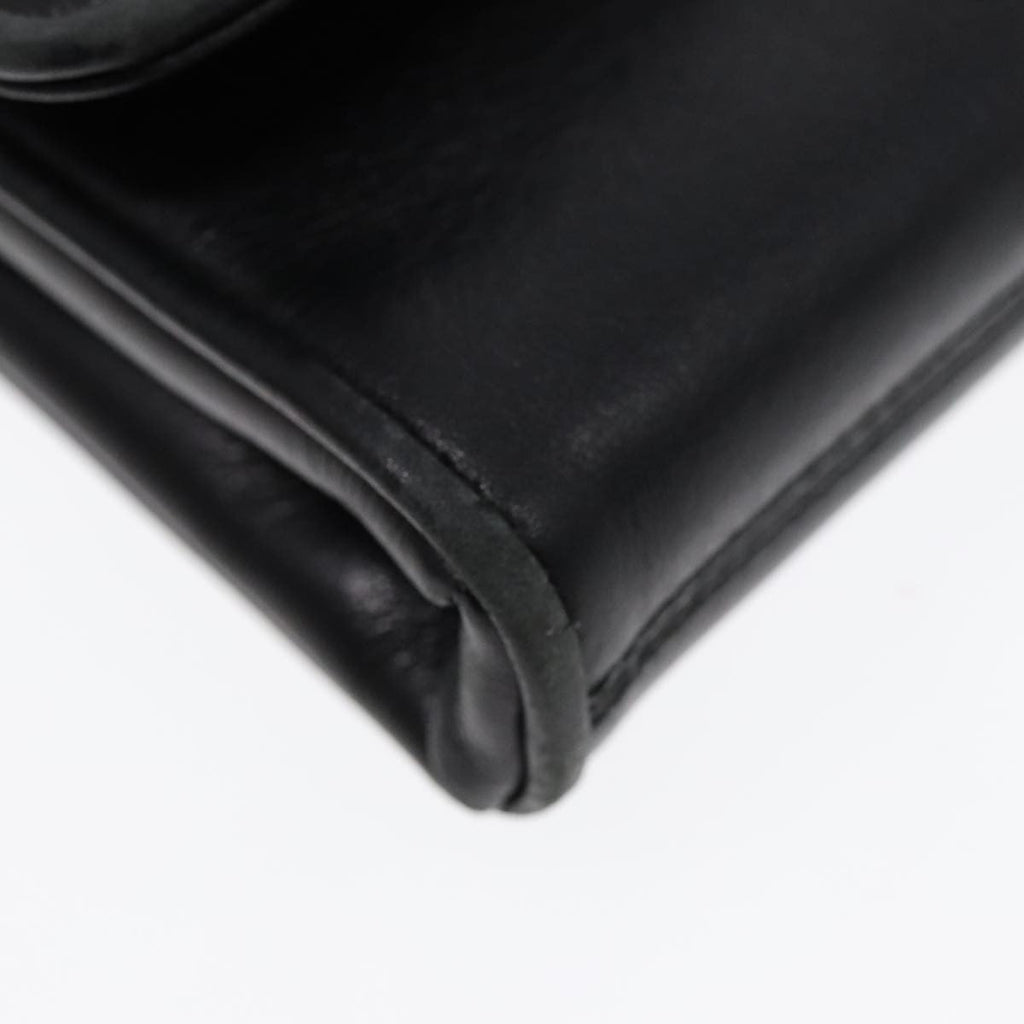 Celine Vintage Shoulder Bag Leather Black Leather Shoulder Bag Bag