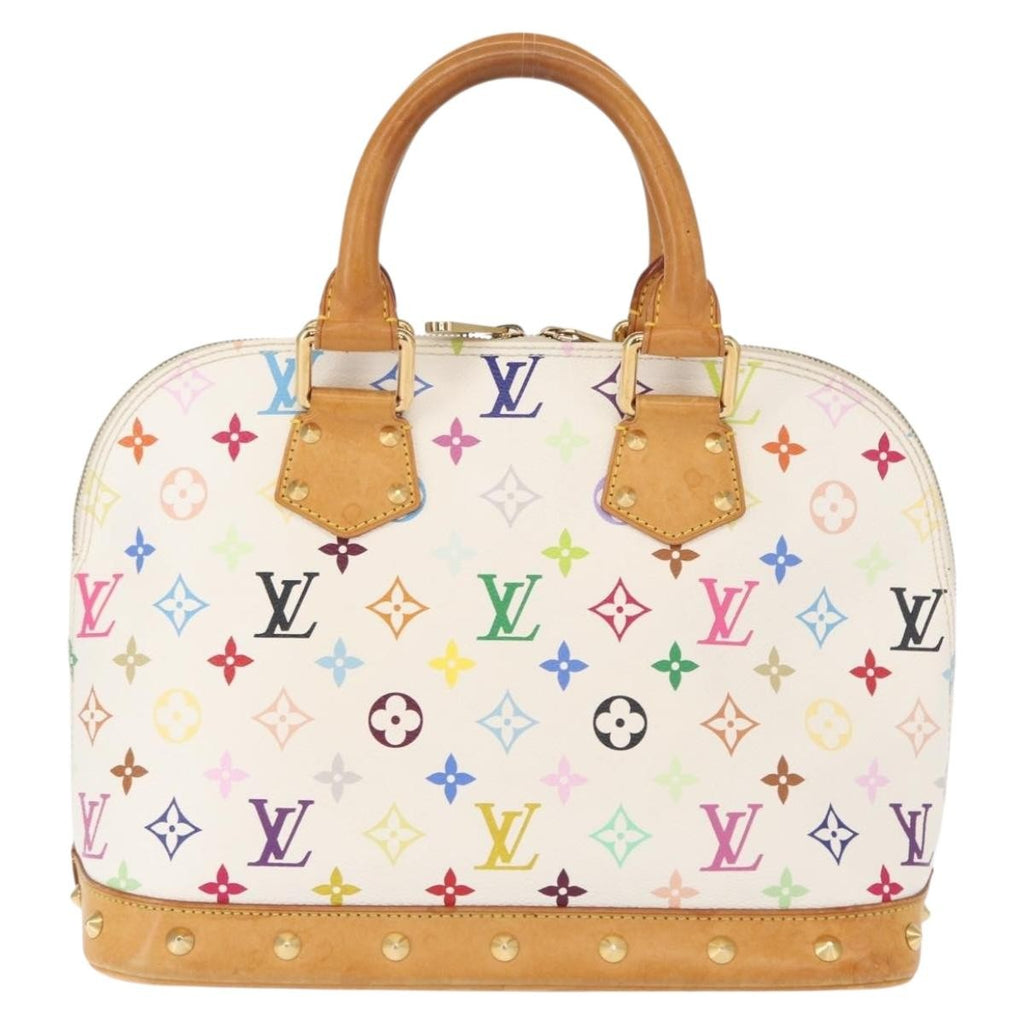 Louis Vuitton Alma Handbag Monogram Multicolor Multicolour Canvas Handbag