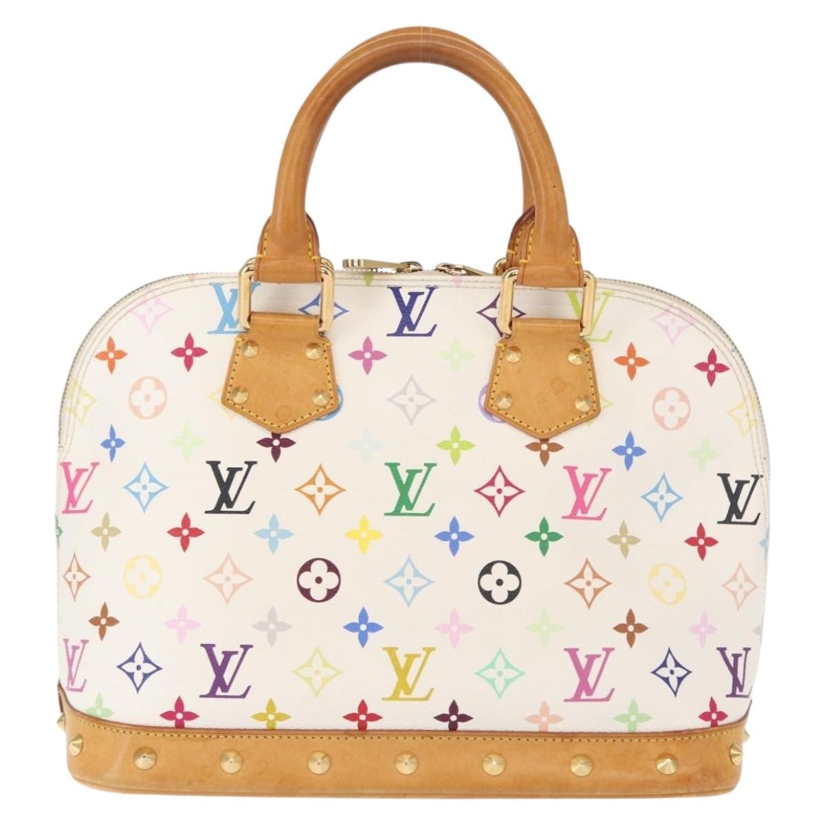 Louis Vuitton Alma Handbag Monogram Multicolor Multicolour Canvas Handbag