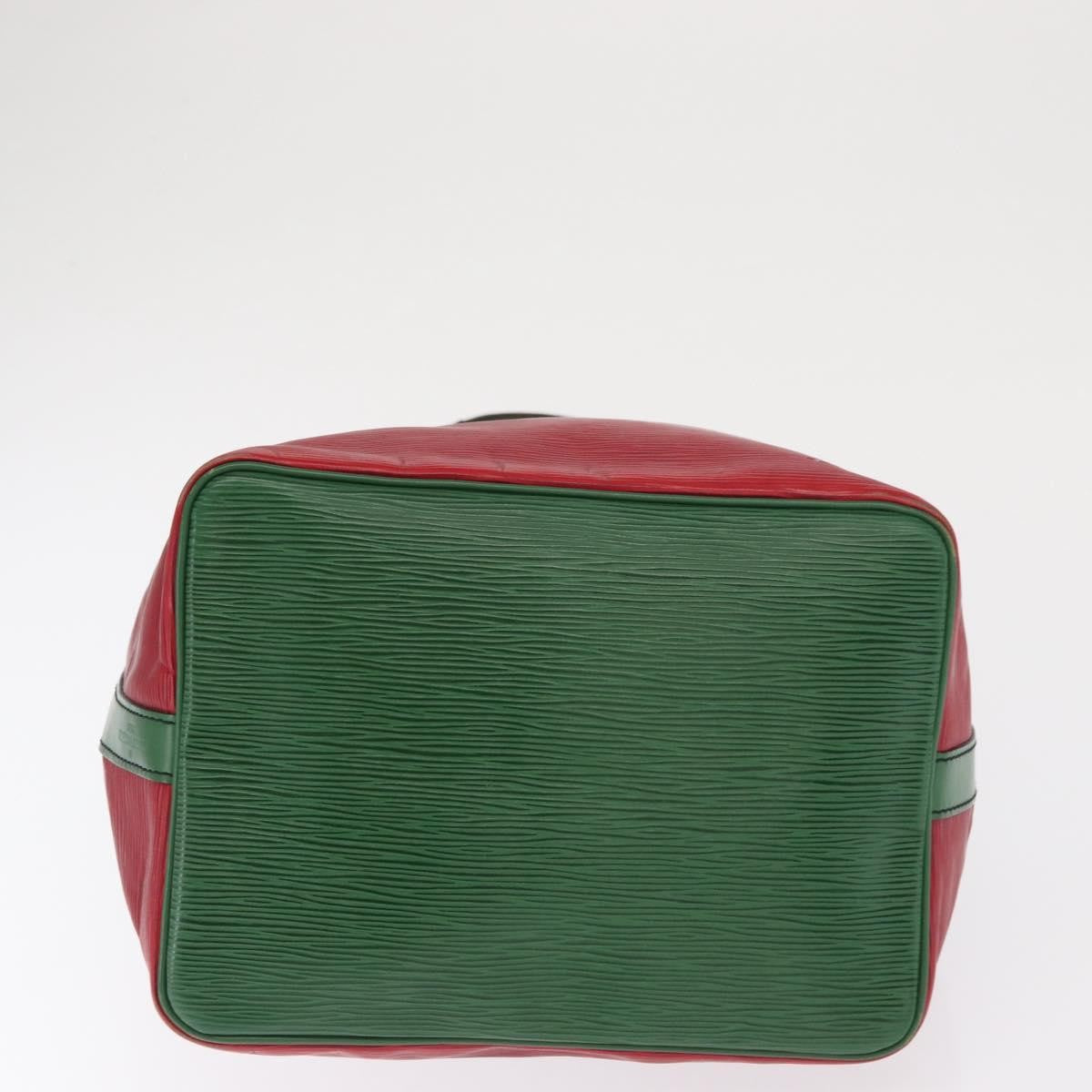 Louis Vuitton Bicolor Petit Noe Handbag Epi Leather Green Leather Shoulder Bag