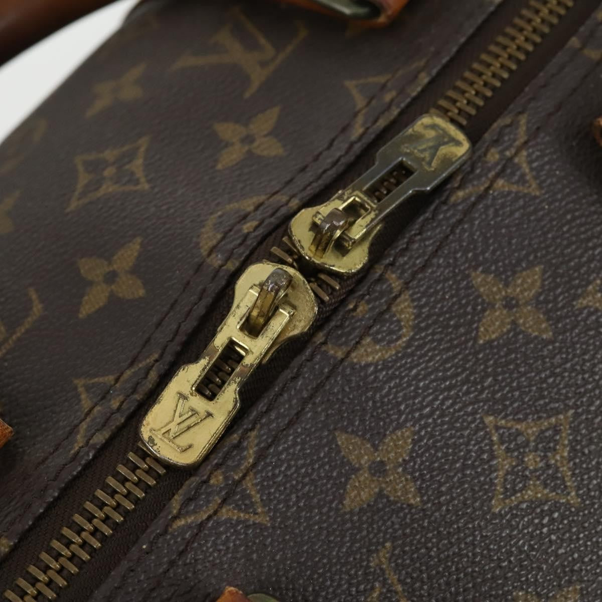 Louis Vuitton Keepall Bag Monogram Canvas Brown Canvas Travel Bag