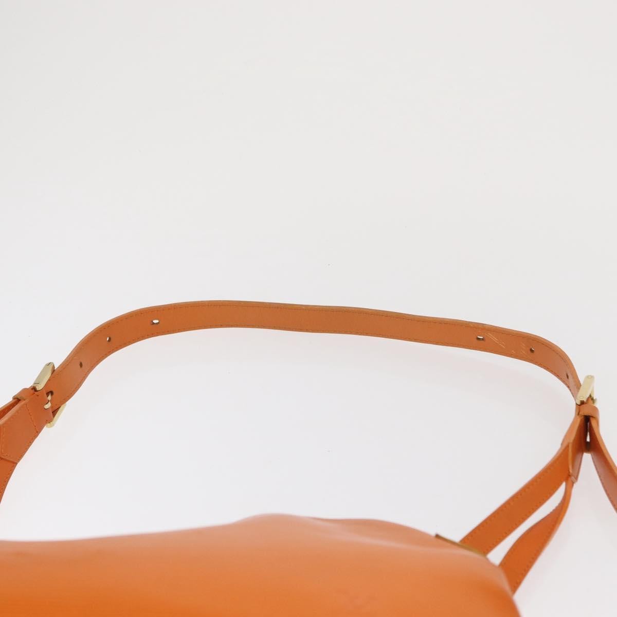 Louis Vuitton Mandara Handbag Epi Leather Orange Leather Shoulder Bag