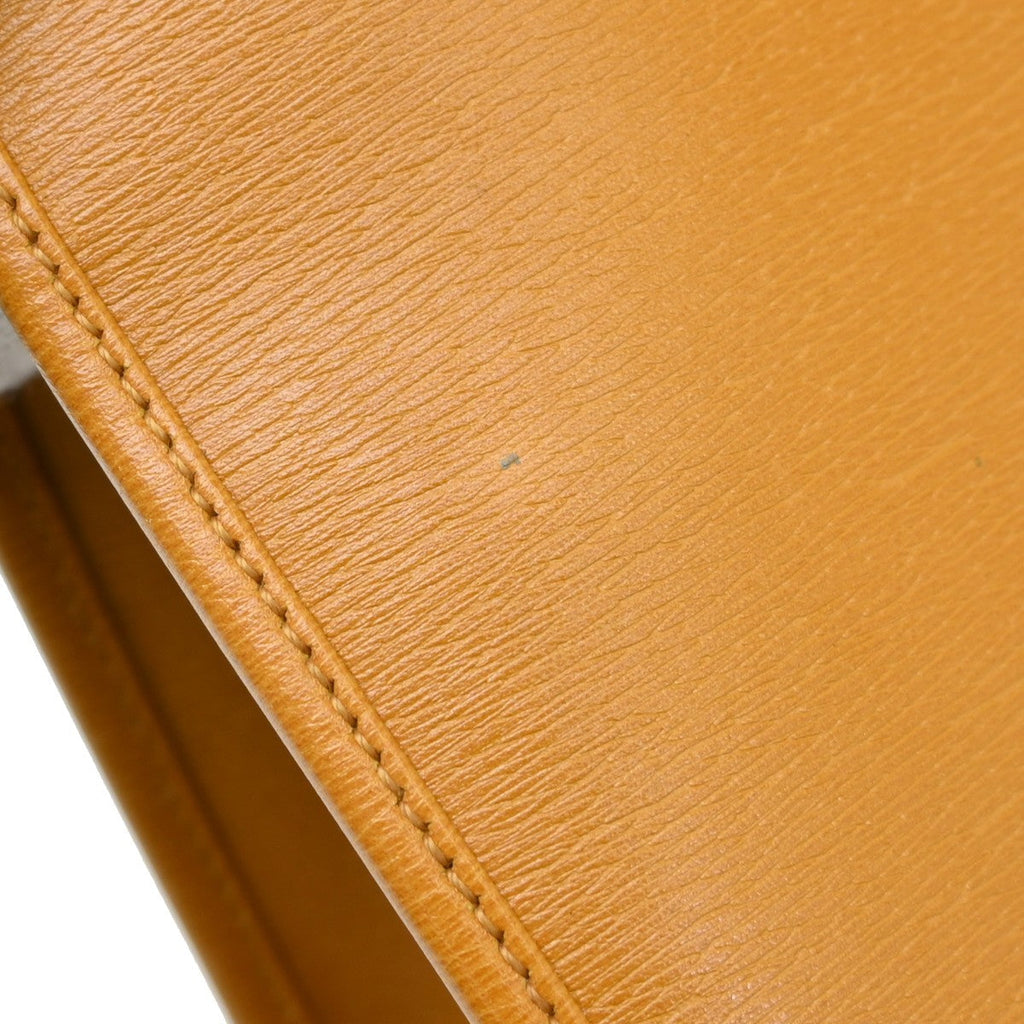 Gucci Vintage Jackie Handbag Leather Brown Leather Handbag (Pre-Owned)