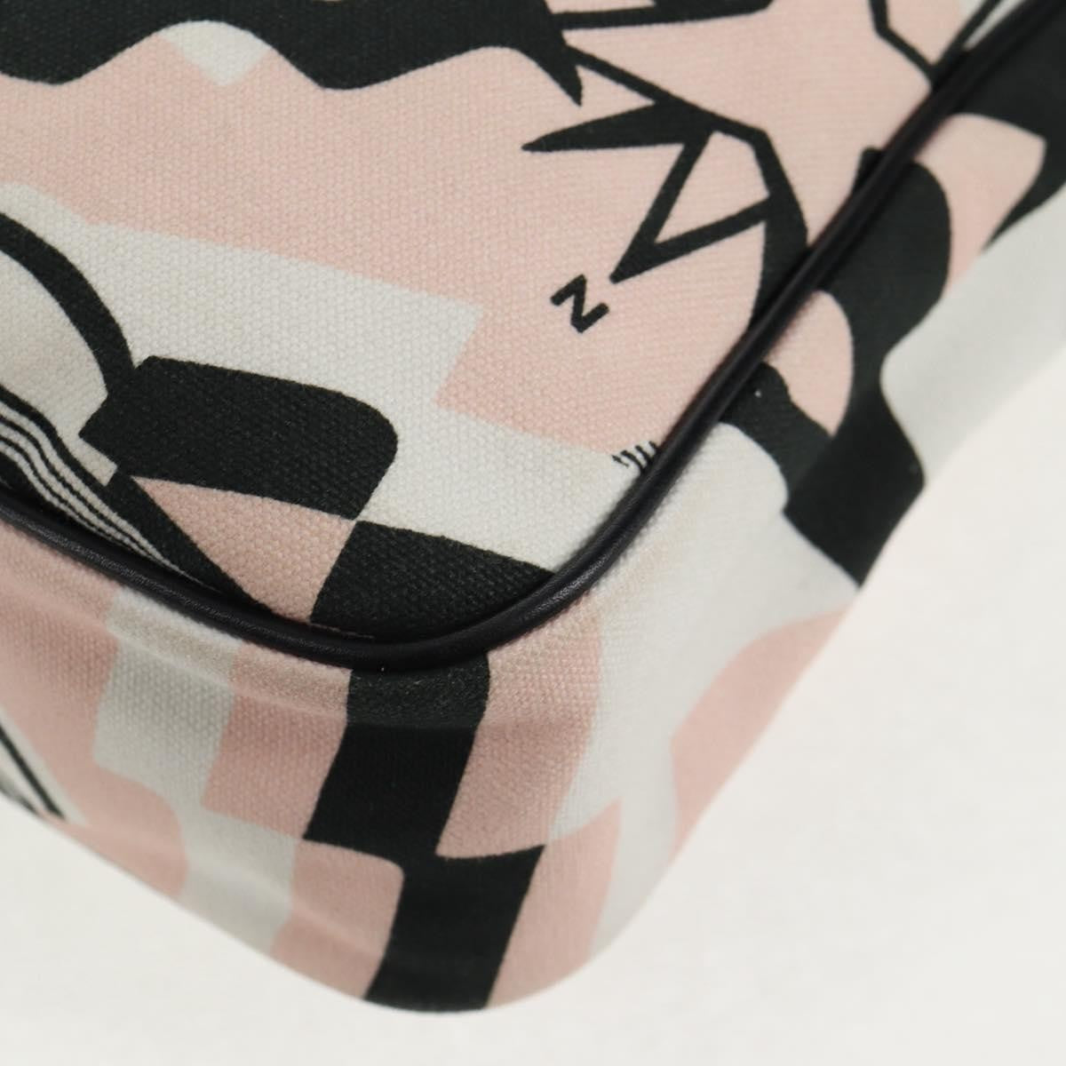 Chanel La Pausa Bay Camera Case Bag Printed Canvas Pink Canvas Bag