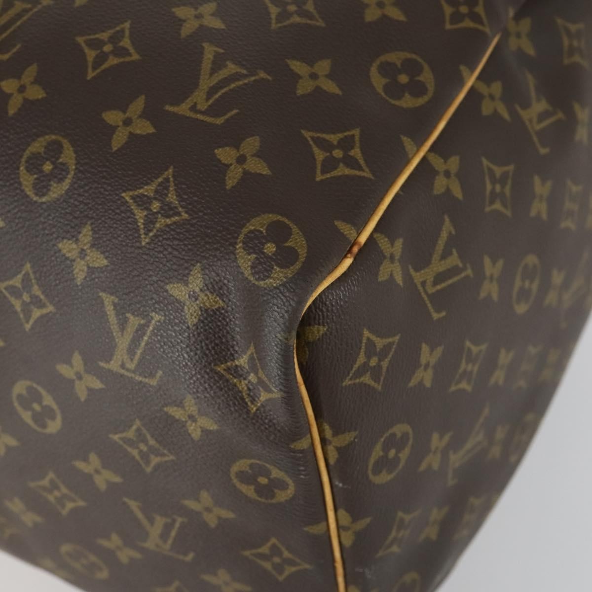 Louis Vuitton Keepall Bag Monogram Canvas Brown Canvas Travel Bag