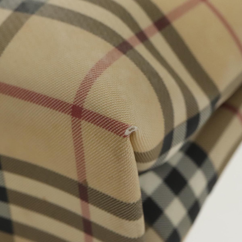 Burberry Nova Check Tote Canvas And Leather Beige Pvc Tote Bag