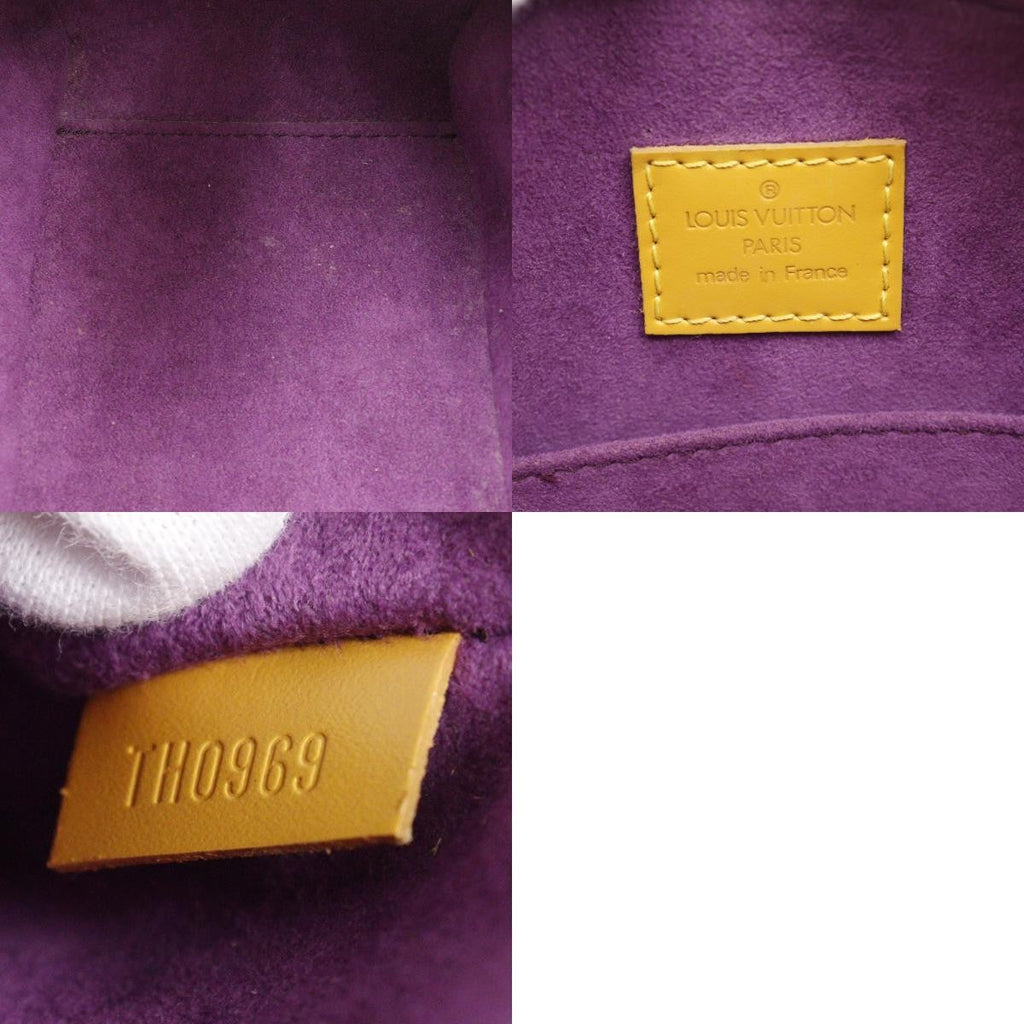 Louis Vuitton Jasmin Bag Epi Leather Yellow Leather Handbag