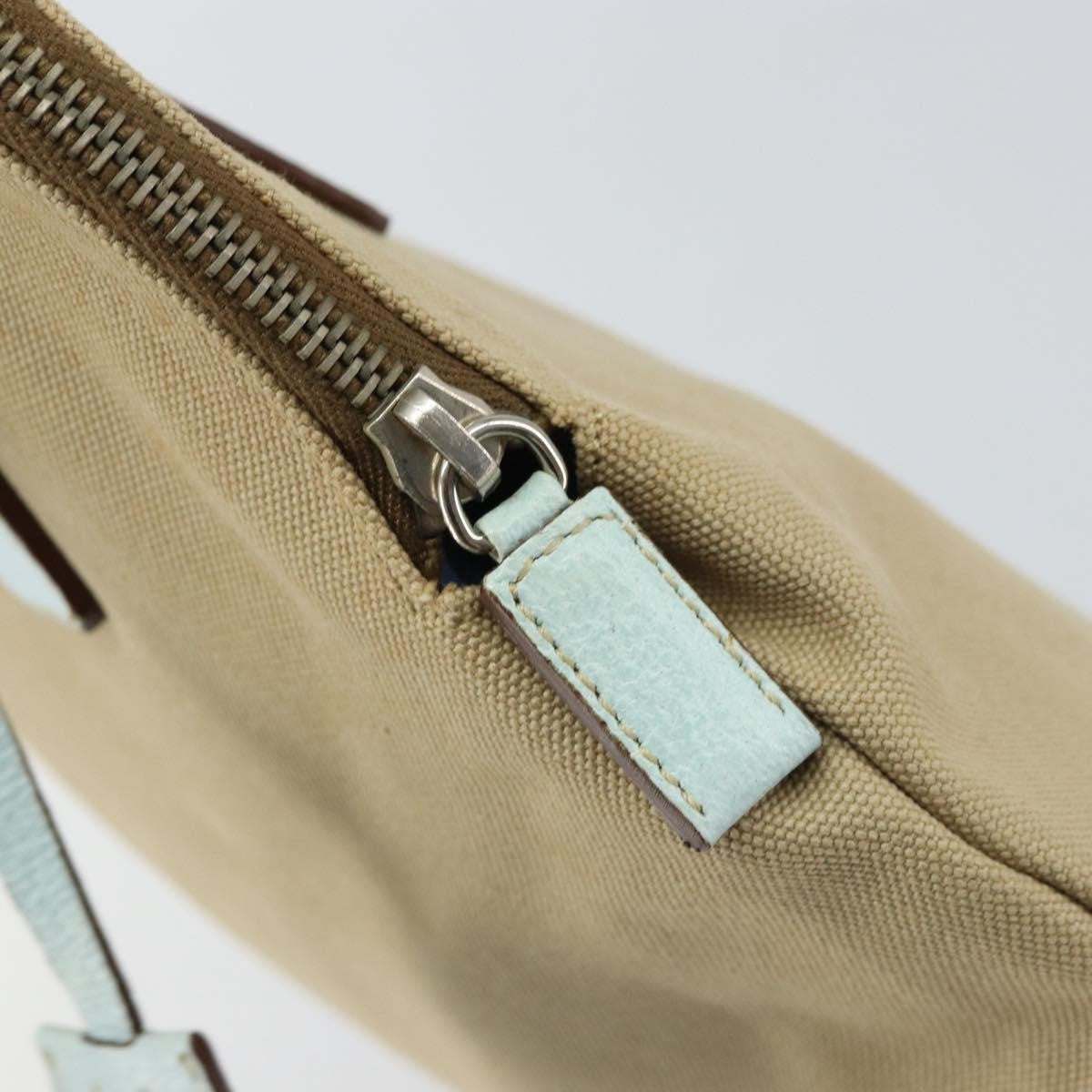 Prada Vintage Handbag Canvas Beige Canvas Handbag
