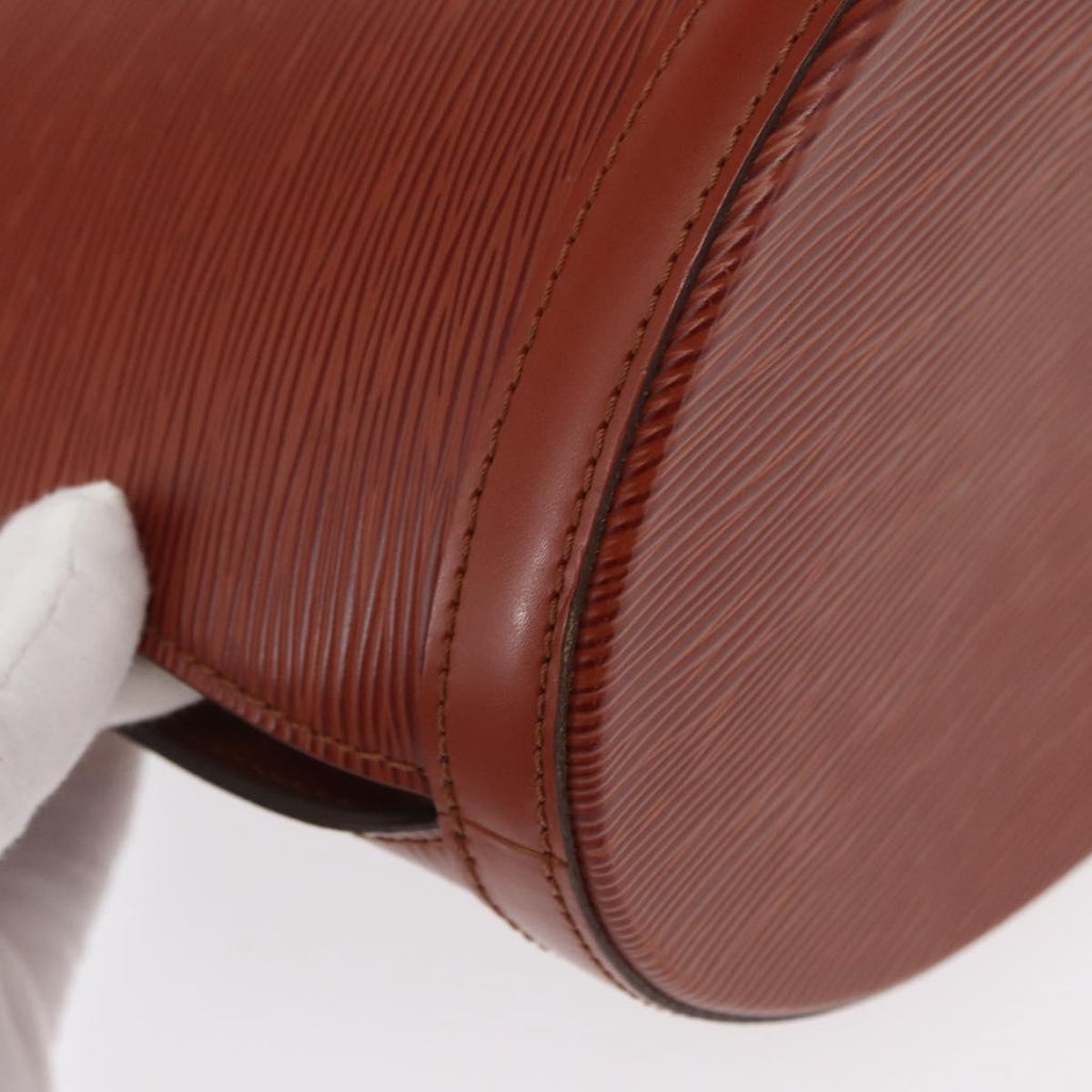 Louis Vuitton Cluny Shoulder Bag Epi Leather Brown Leather Shoulder Bag