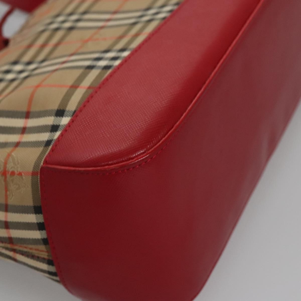 Burberry Nova Check Handbag Nova Check Canvas And Leather Beige Canvas Handbag