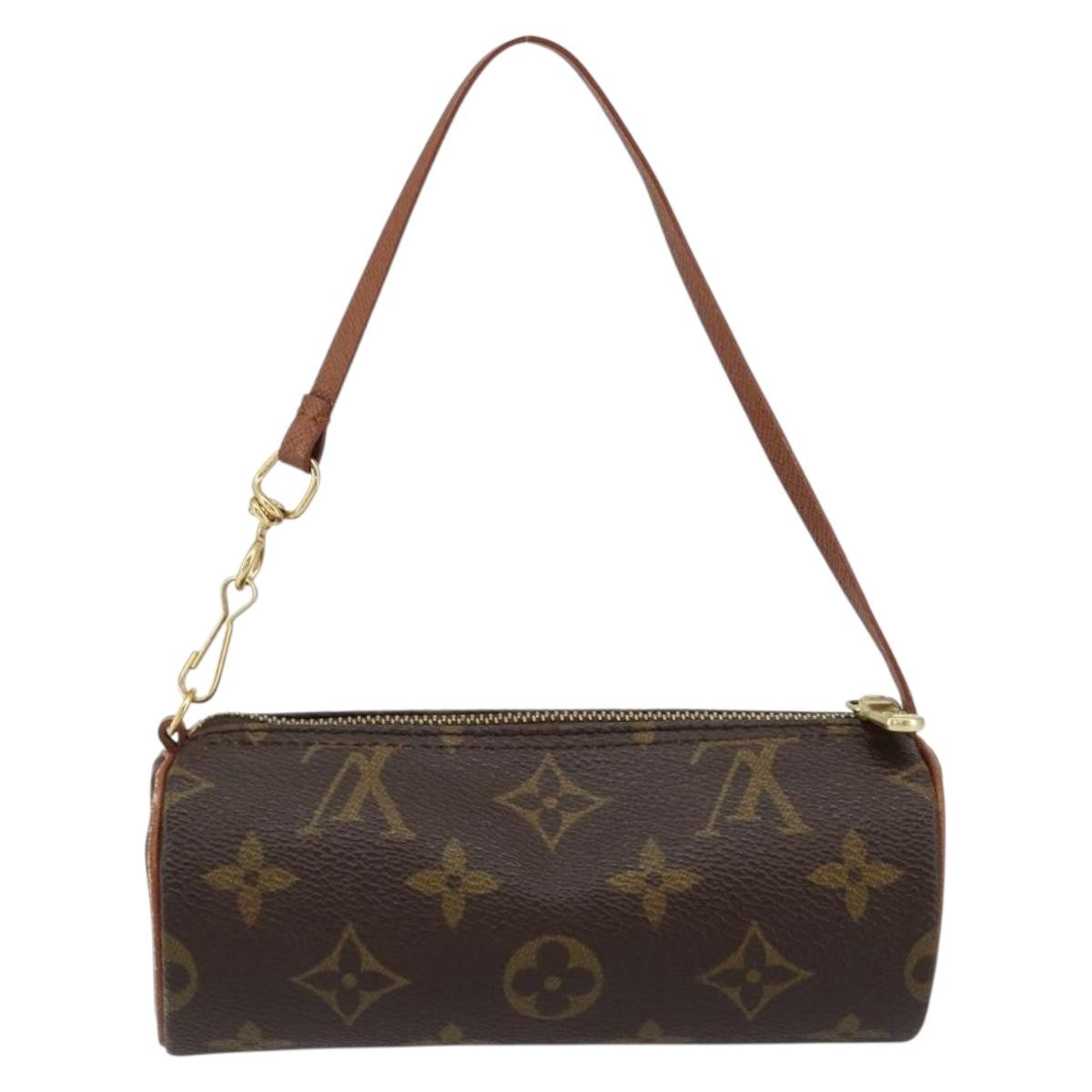 Louis Vuitton Papillon Pochette Monogram Canvas Brown Canvas Clutche & Pouche Bag