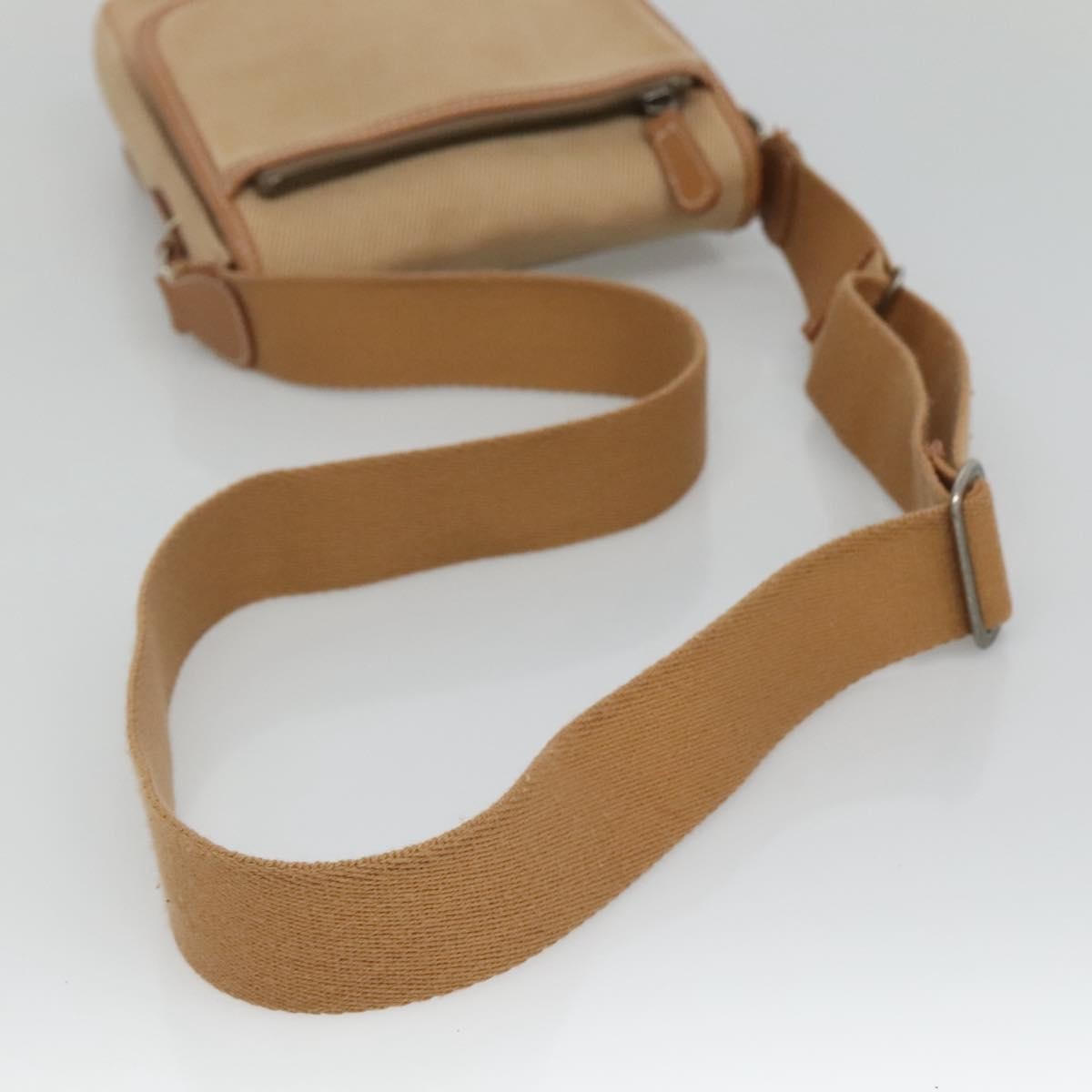 Burberry Blue Label Shoulder Bag Canvas Beige Canvas Shoulder Bag