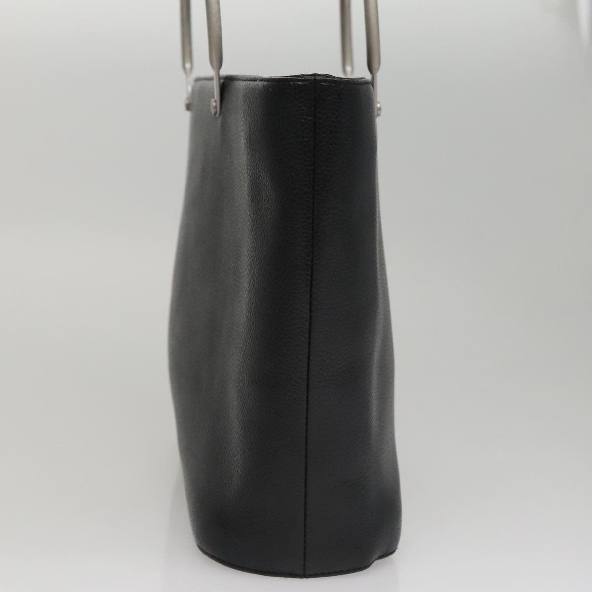 Chanel Vintage Tote Leather Black Leather Tote Bag Bag