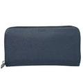 Prada Saffiano Wallet Leather Navy Leather Wallets Accessory