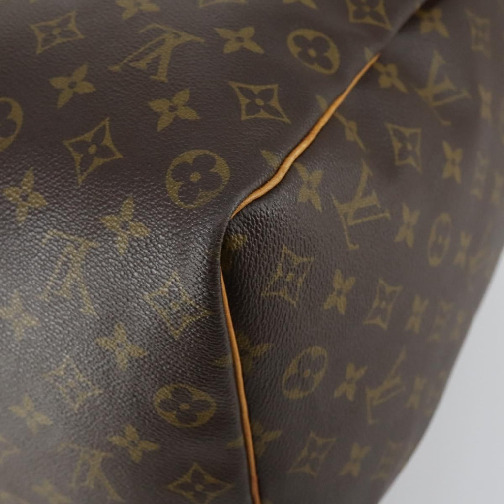 Louis Vuitton Keepall Bag Monogram Canvas Brown Canvas Travel Bag