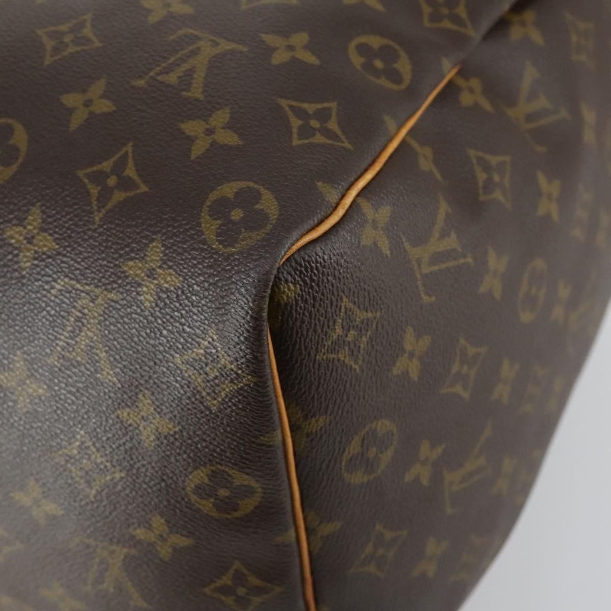 Louis Vuitton Keepall Bag Monogram Canvas Brown Canvas Travel Bag