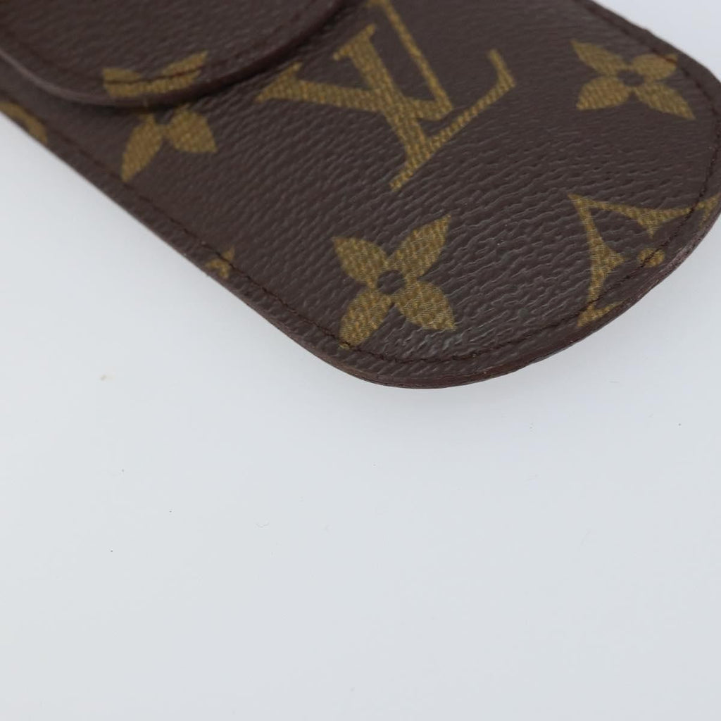 Louis Vuitton Etui À Stylo Canvas Brown Canvas Clutche & Pouche Bag