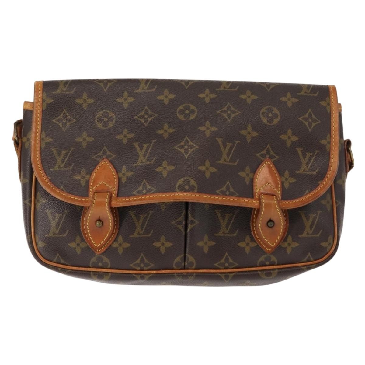 Louis Vuitton Sac Gibeciere Messenger Bag Monogram Canvas Brown Canvas Bag