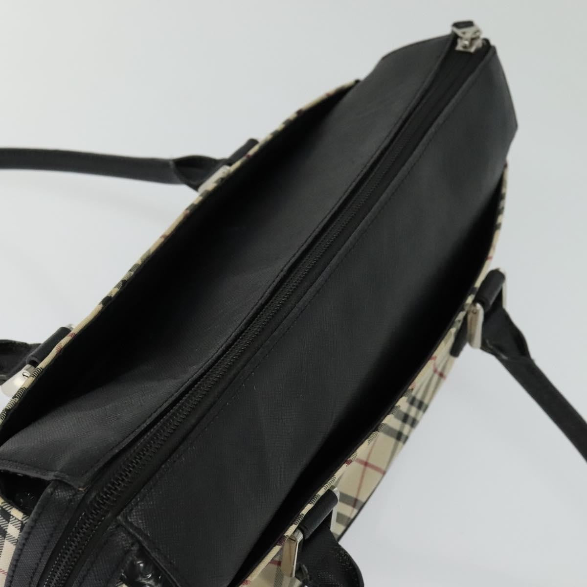 Burberry Nova Check Handbag Nova Check Canvas And Leather Beige Canvas Handbag