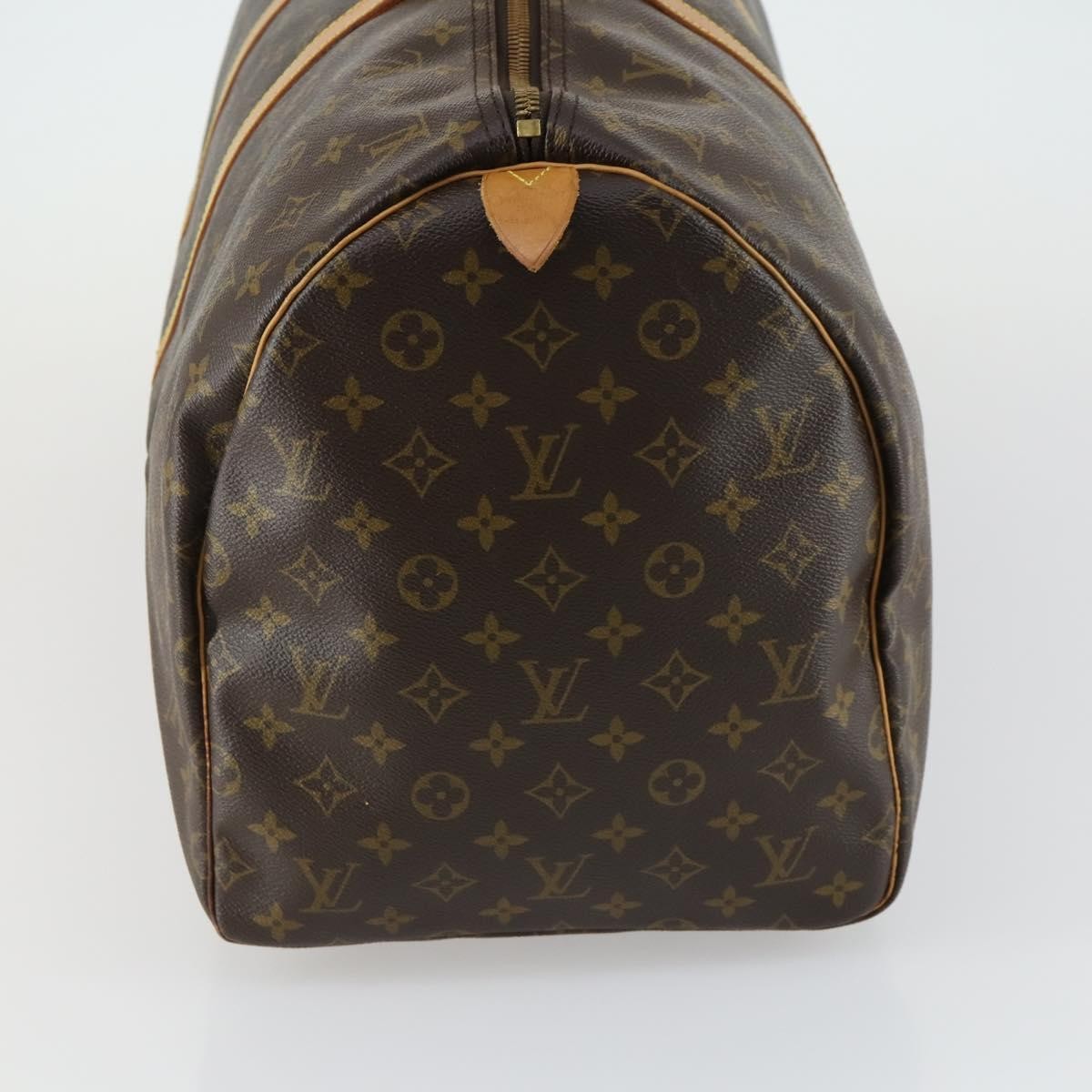 Louis Vuitton Keepall Bag Monogram Canvas Brown Canvas Travel Bag