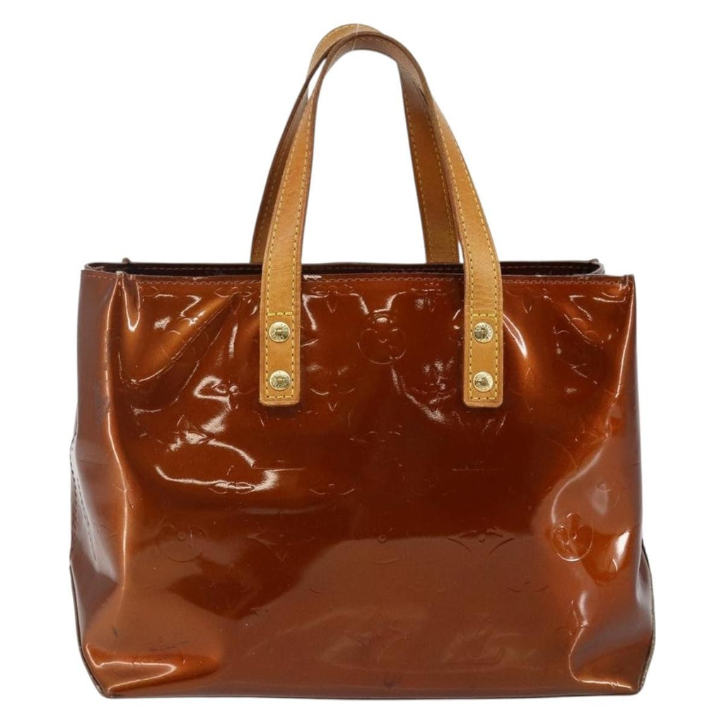 Louis Vuitton Reade Handbag Monogram Vernis Brown Patent_Leather Handbag