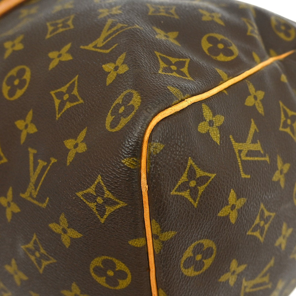 Louis Vuitton Keepall Bag Monogram Canvas Brown Canvas Travel Bag