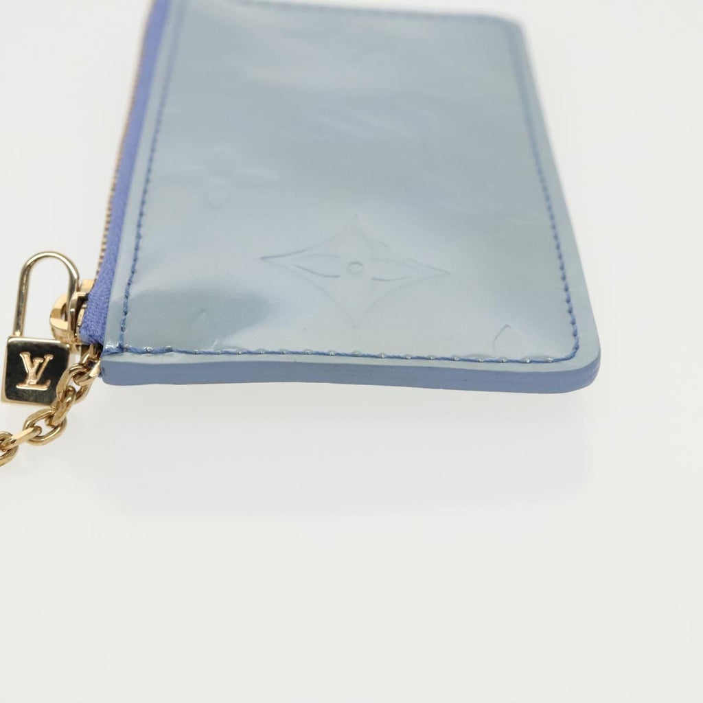 Louis Vuitton Pochette Clés Nm Monogram Vernis Patent Leather Purple Patent_Leather Wallets Accessory