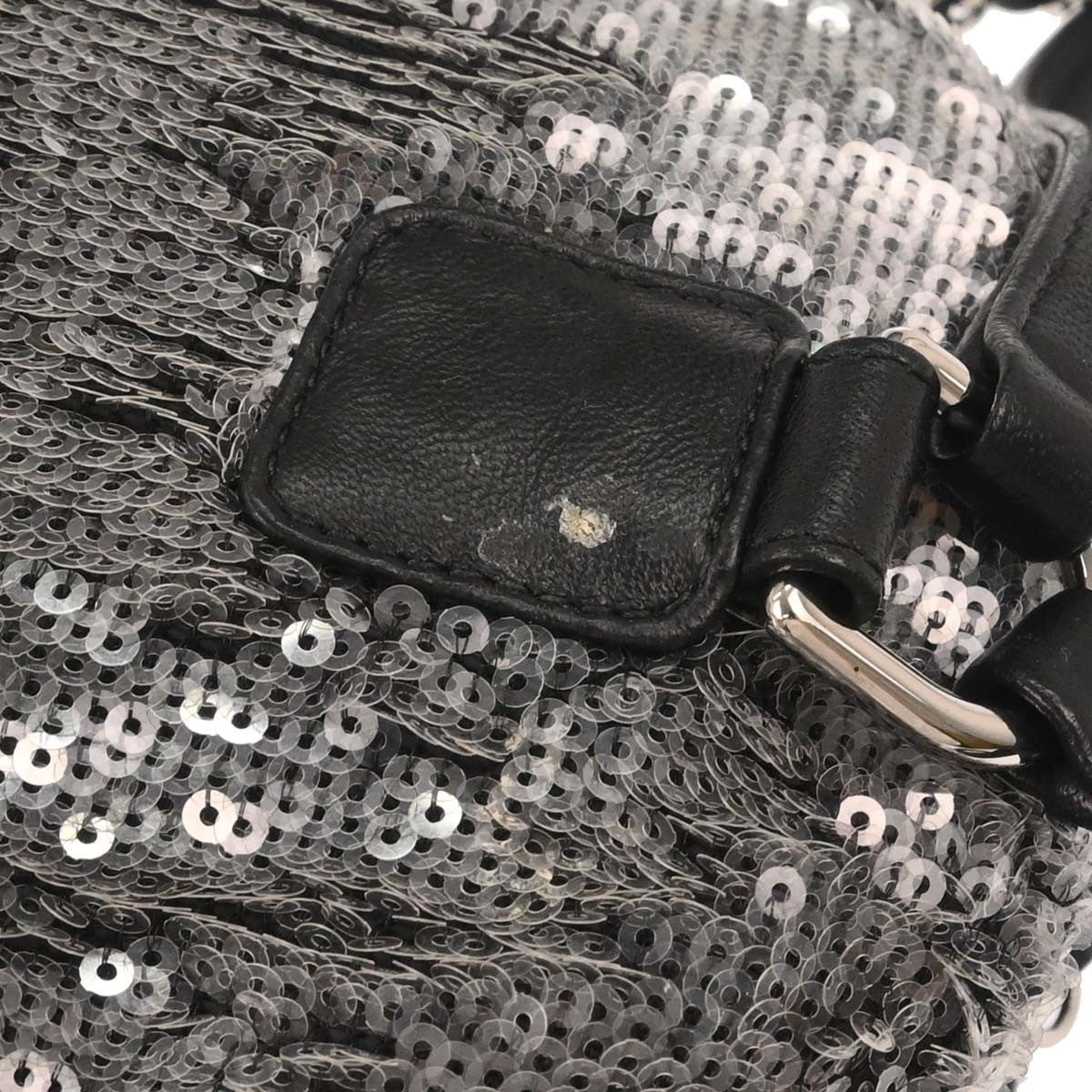 Chanel Waterfall Backpack Sequins With Leather Black Leather Backpack Bag