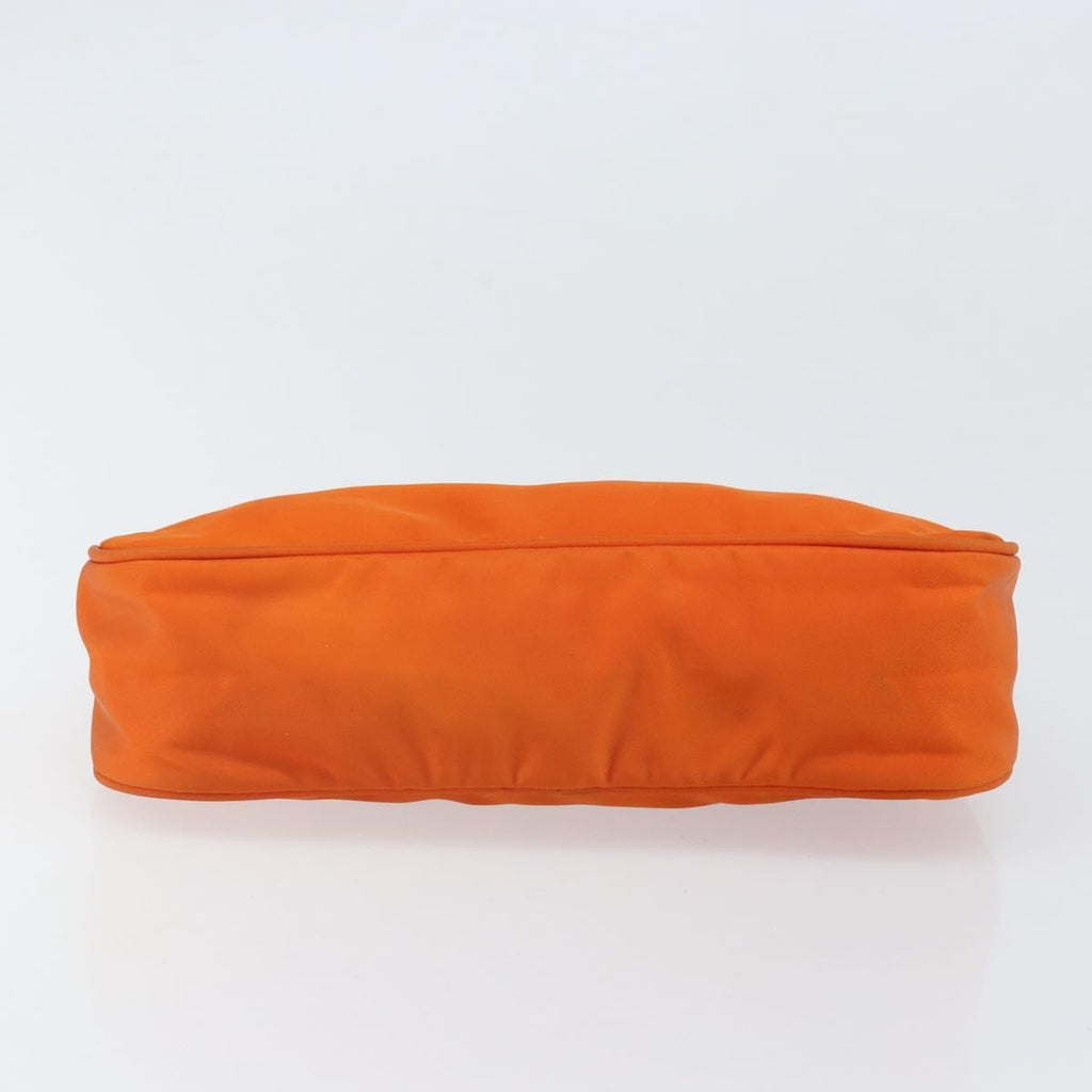 Prada Pochette Shoulder Bag Tessuto Orange Nylon Clutche & Pouche Bag