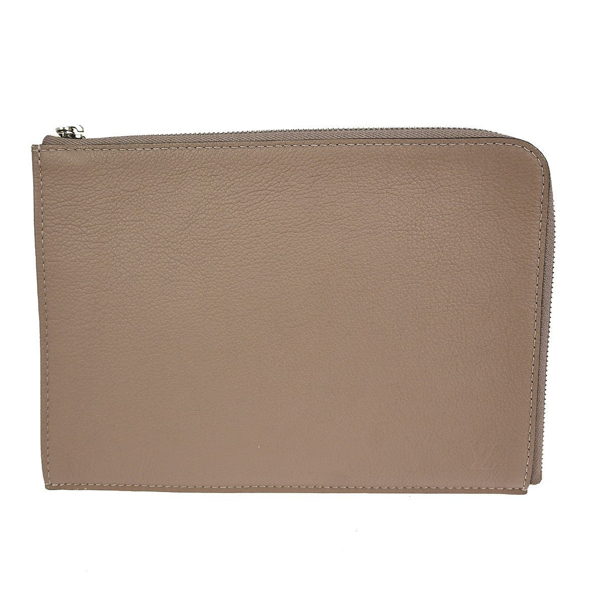 Louis Vuitton Zip Around Pochette Jour Leather Gray Leather Clutche & Pouche Bag