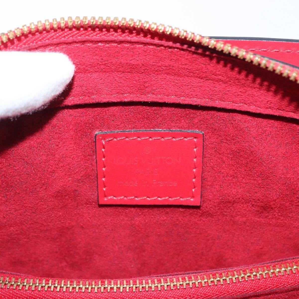 Louis Vuitton Pont Neuf Handbag Epi Leather Red Leather Handbag