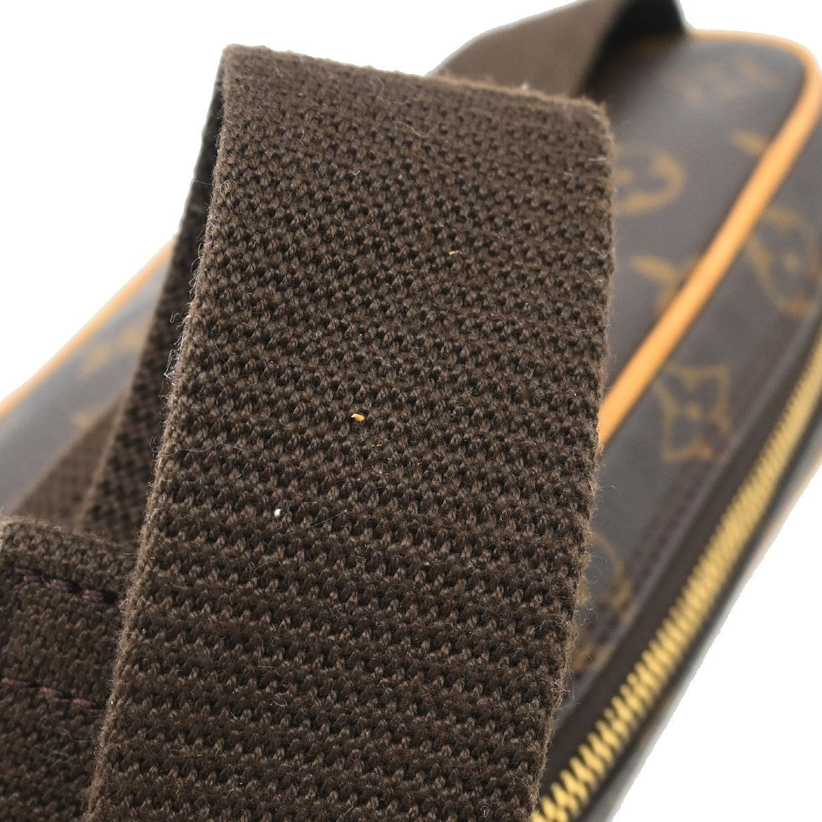 Louis Vuitton Pochette Gange Monogram Canvas Brown Canvas Clutche & Pouche Bag