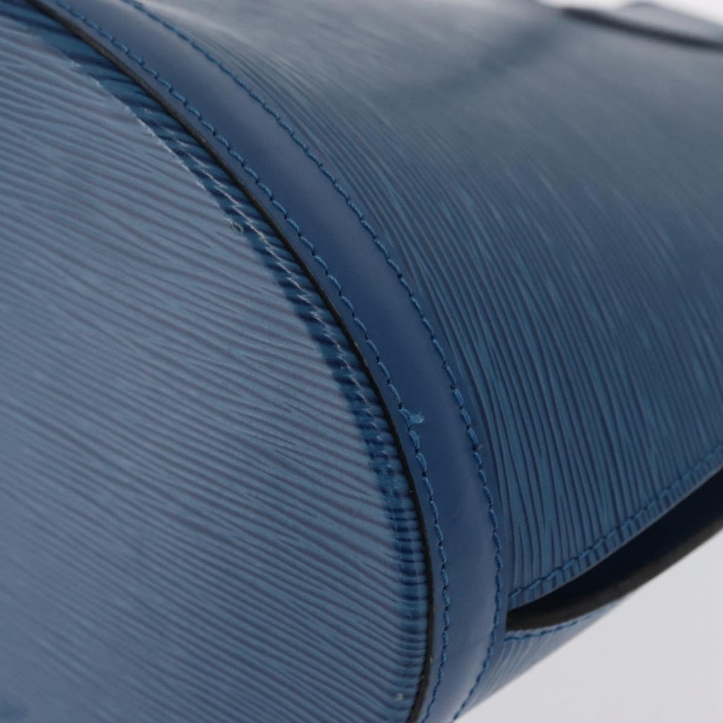 Louis Vuitton Cluny Shoulder Bag Epi Leather Blue Leather Shoulder Bag
