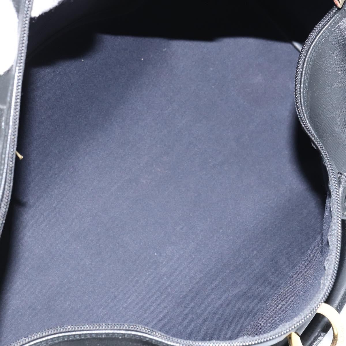Christian Dior Vintage Trotter Boston Bag Canvas Black Canvas Travel Bag Bag (Pre-Owned)