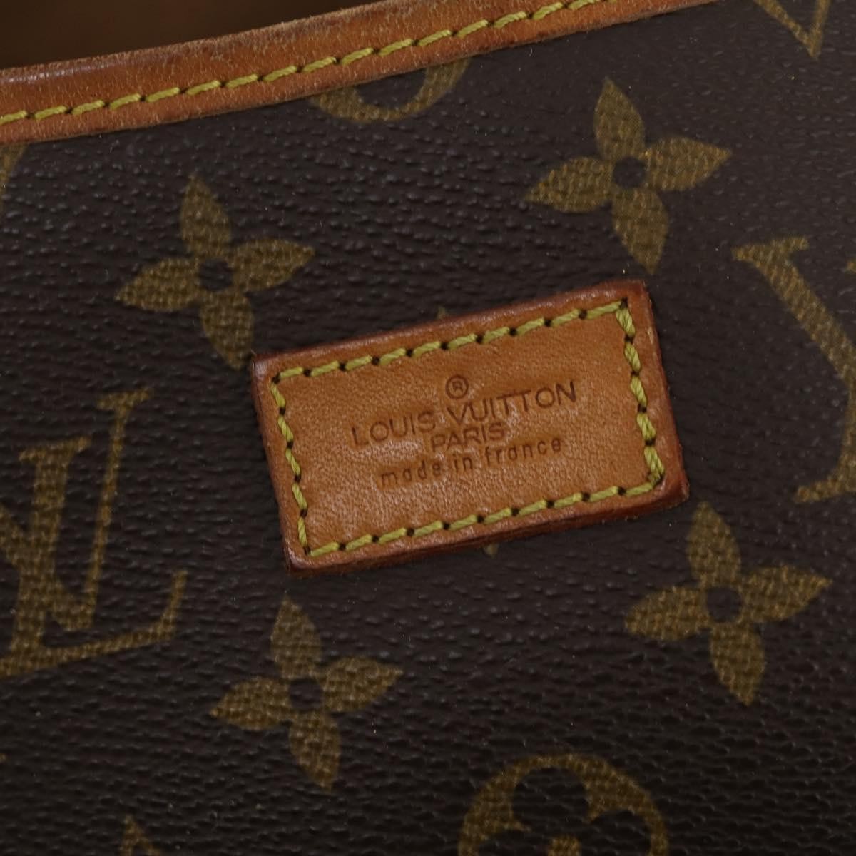 Louis Vuitton Saumur Handbag Monogram Canvas Brown Canvas Shoulder Bag