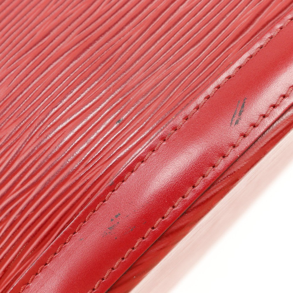 Louis Vuitton Saint Jacques Handbag Epi Leather Red Leather Shoulder Bag