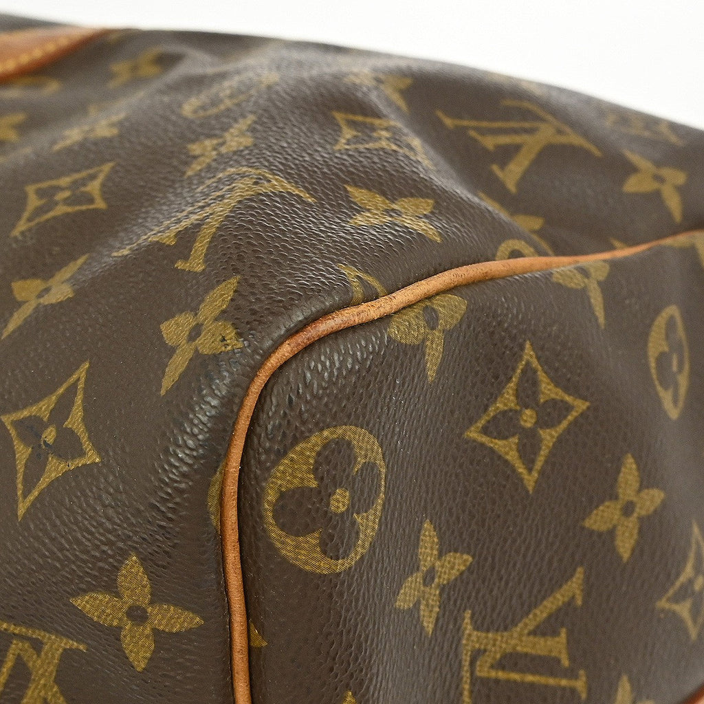 Louis Vuitton Keepall Bandouliere Bag Monogram Canvas Brown Canvas Travel Bag