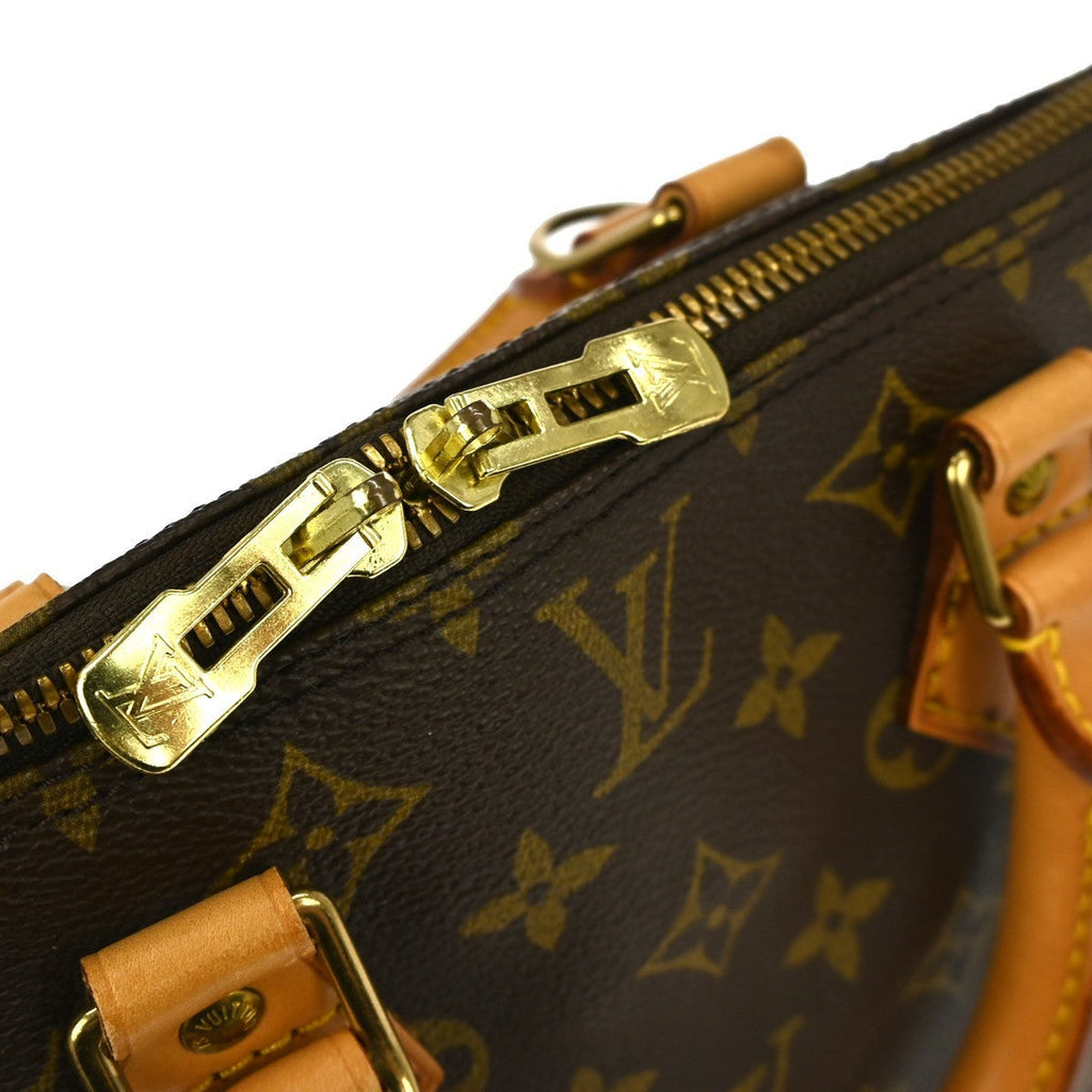 Louis Vuitton Alma Handbag Monogram Canvas Brown Canvas Handbag