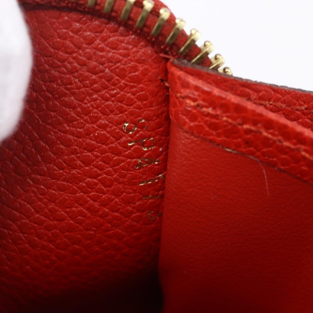 Louis Vuitton Portefeuille Zippy Monogramme Empreinte Monogramme Empreinte Red Leather Wallets Accessory