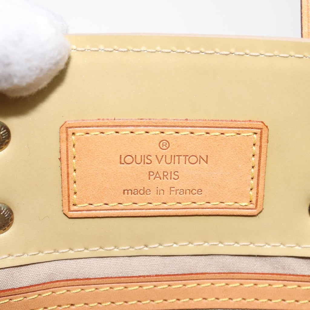 Louis Vuitton Reade Handbag Monogram Vernis Beige Patent_Leather Bag