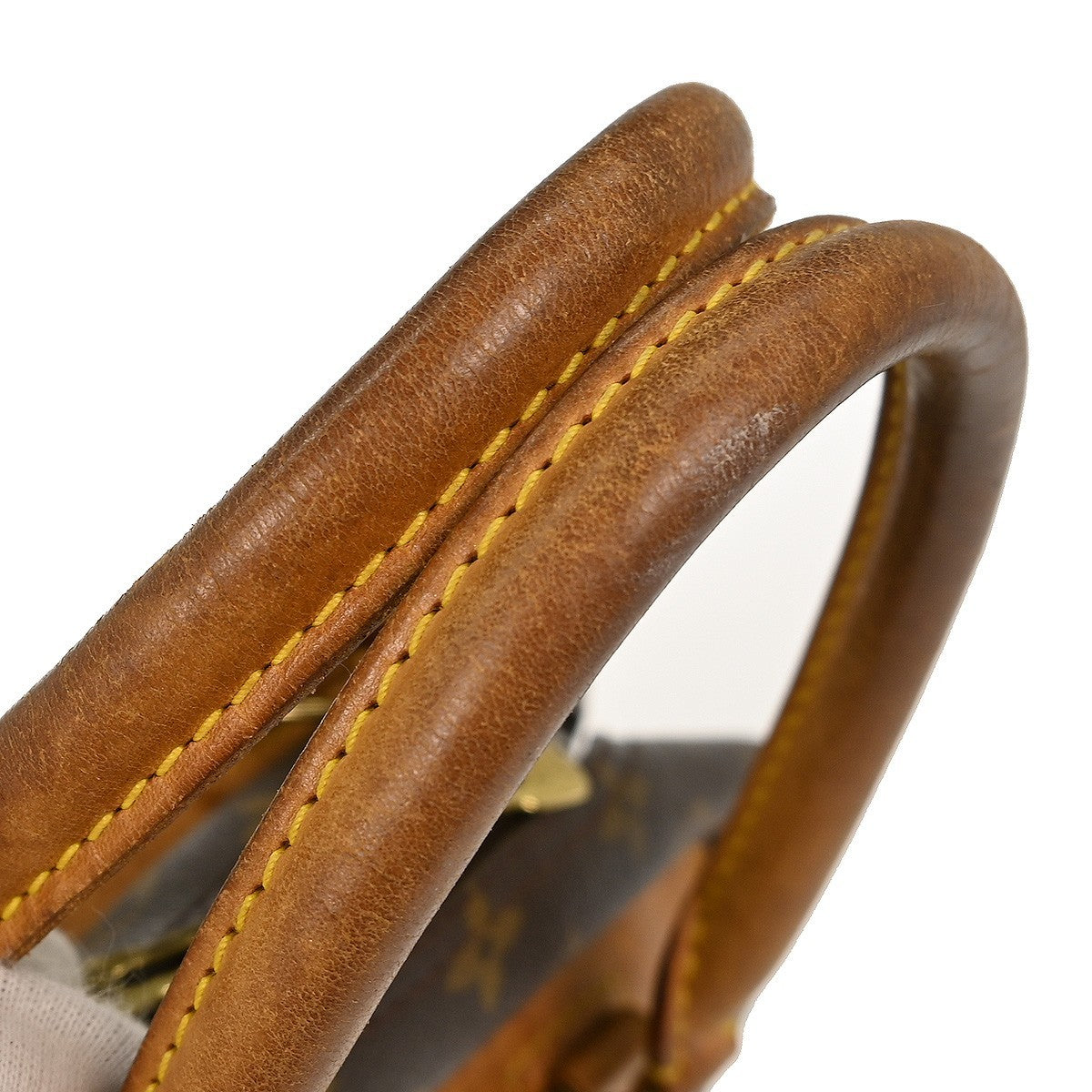 Louis Vuitton Deauville Handbag Monogram Canvas Brown Canvas Handbag