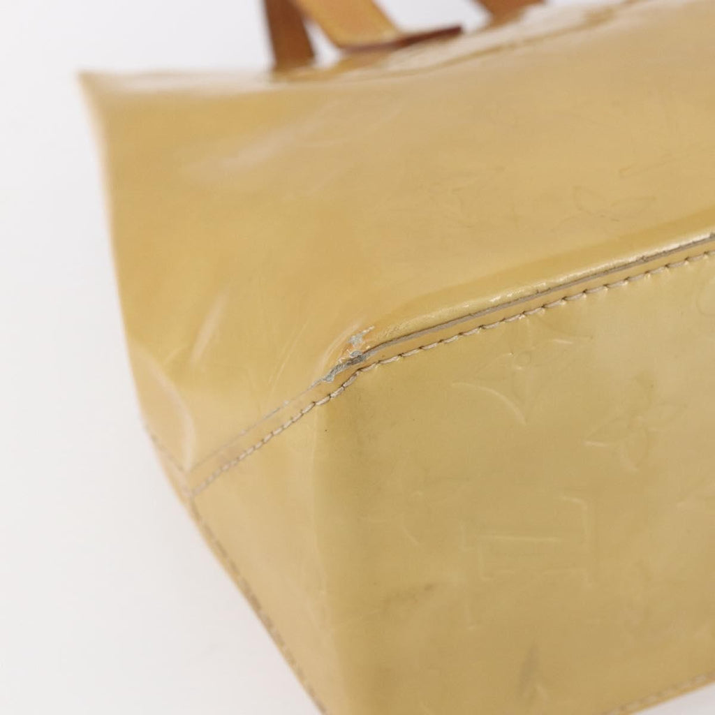 Louis Vuitton Reade Handbag Monogram Vernis Beige Patent_Leather Handbag