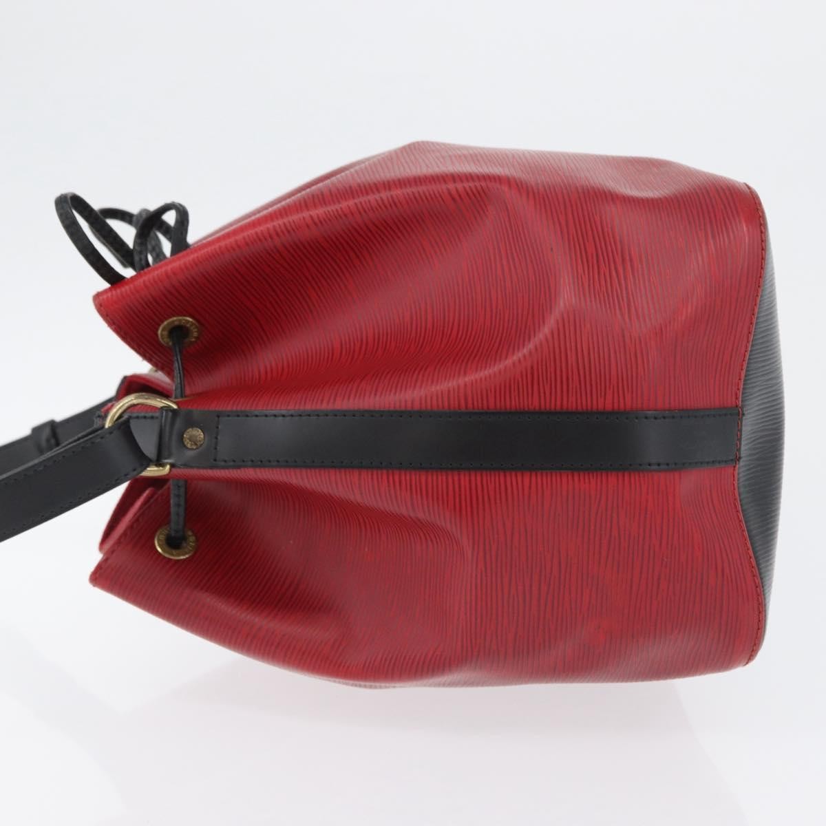 Louis Vuitton Petit Noe Handbag Epi Leather Red Leather Shoulder Bag